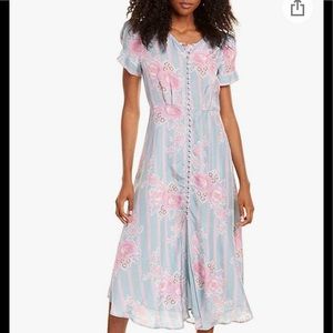 LOVESHACKFANCY PATRICE SILK DRESS NWT